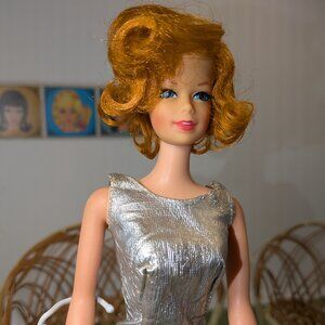 1969 Vintage Stacy Barbie Doll. Zokko. Titian